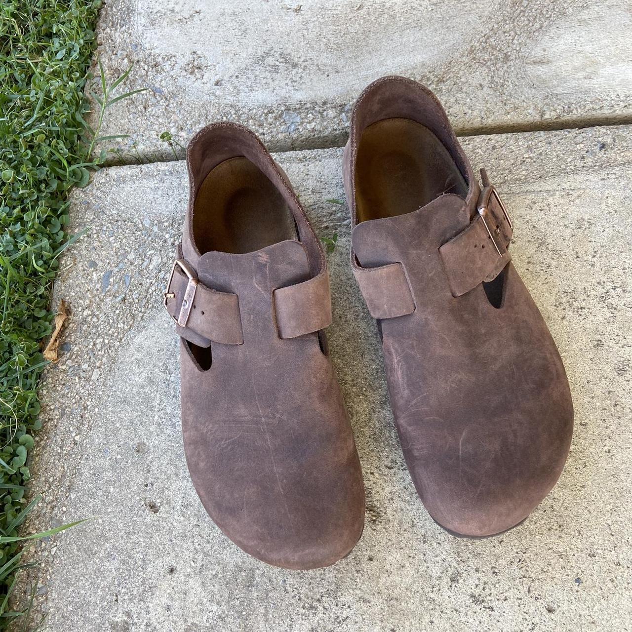 Birkenstock londons European size 41 Oiled leather... - Depop