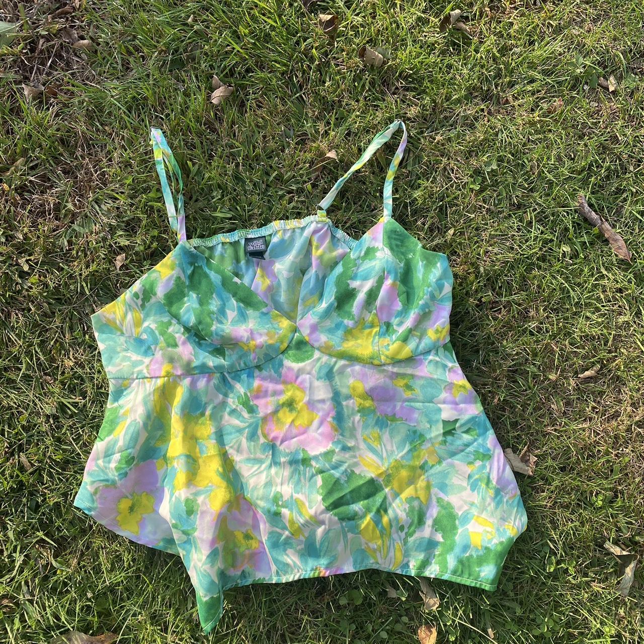 Wild Fable Floral Crop Top Depop