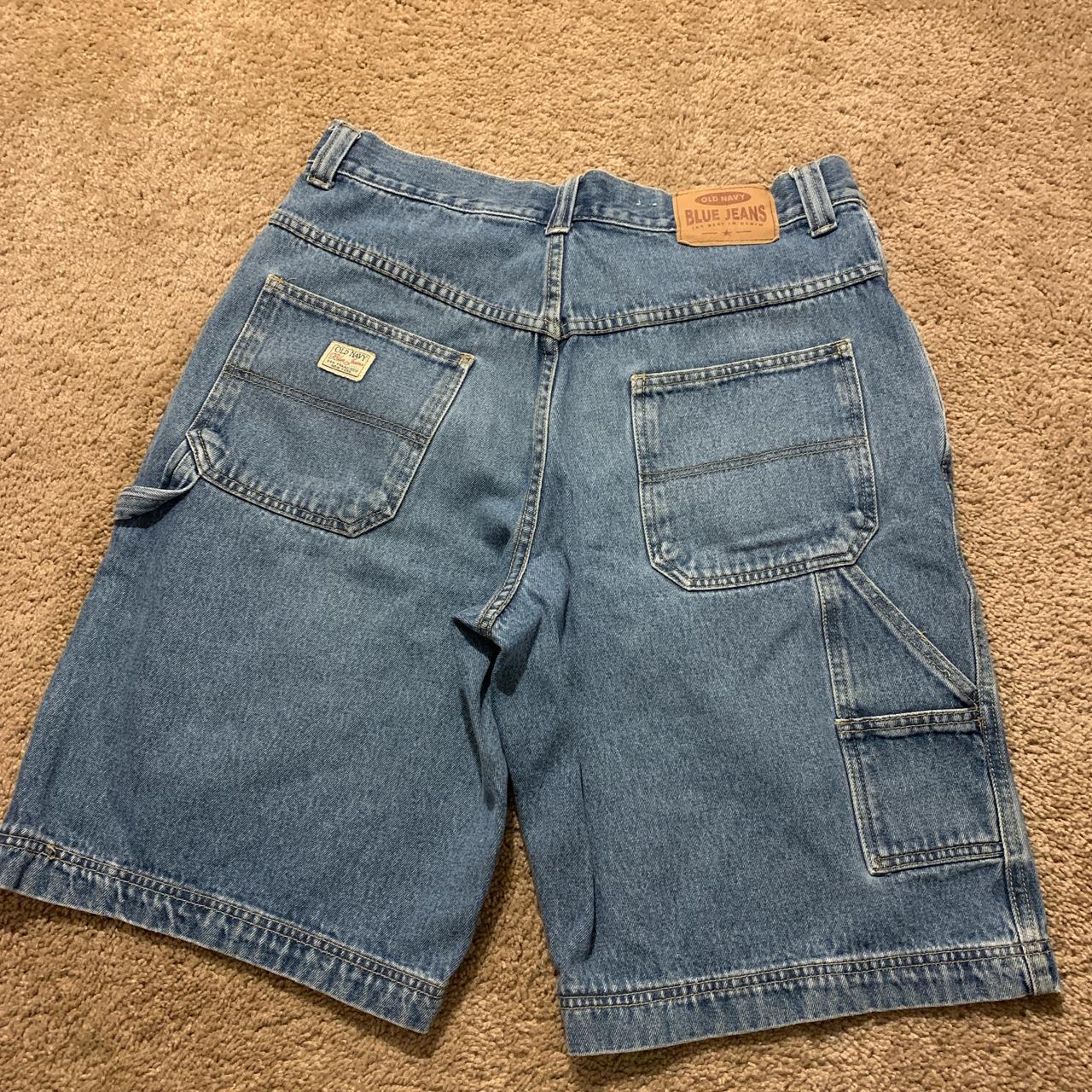 Awesome vintage Old Navy cargo/tactical blue jean... - Depop