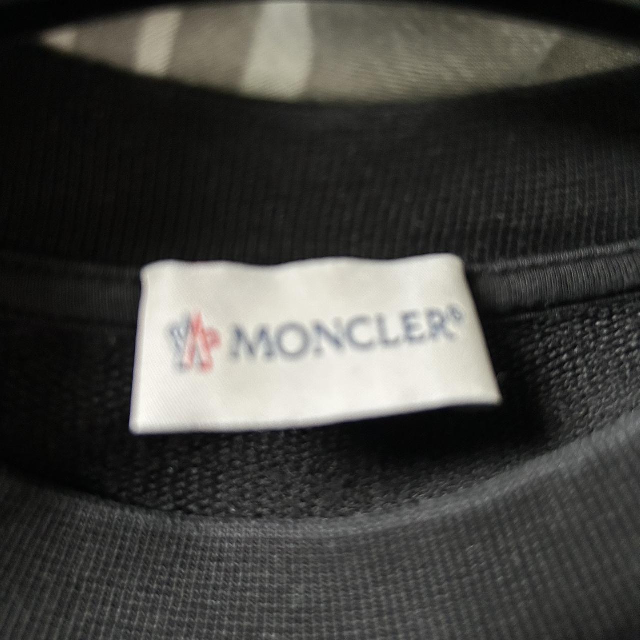 Moncler Men's Black Jumper | Depop