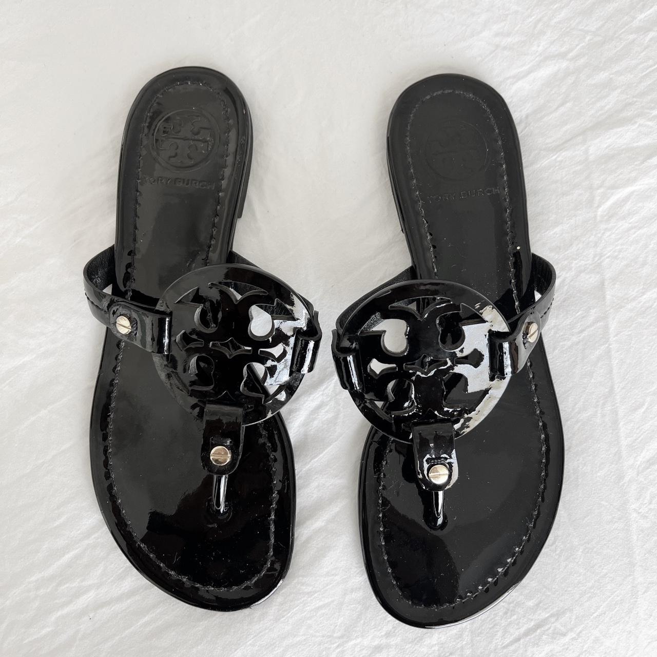 Tory Burch Women's Black Sandals | Depop