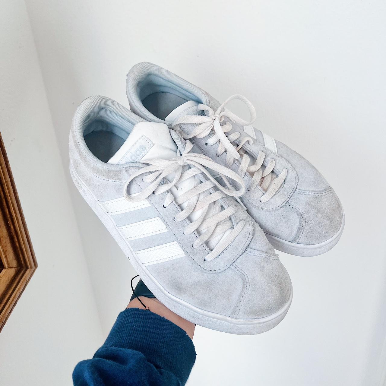 womens adidas blue trainers