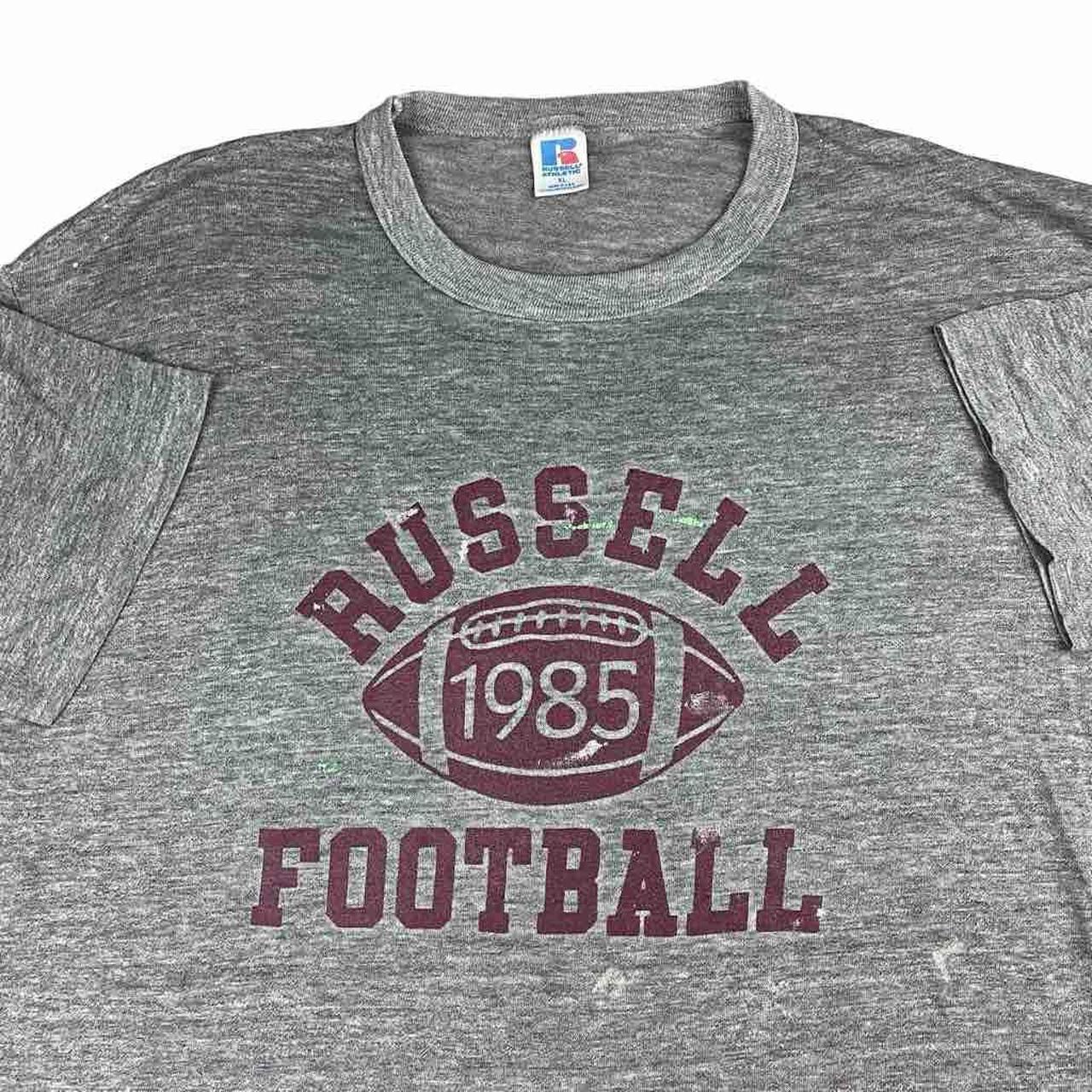 Vintage 80’s Russell Sportswear Football Tshirt... Depop