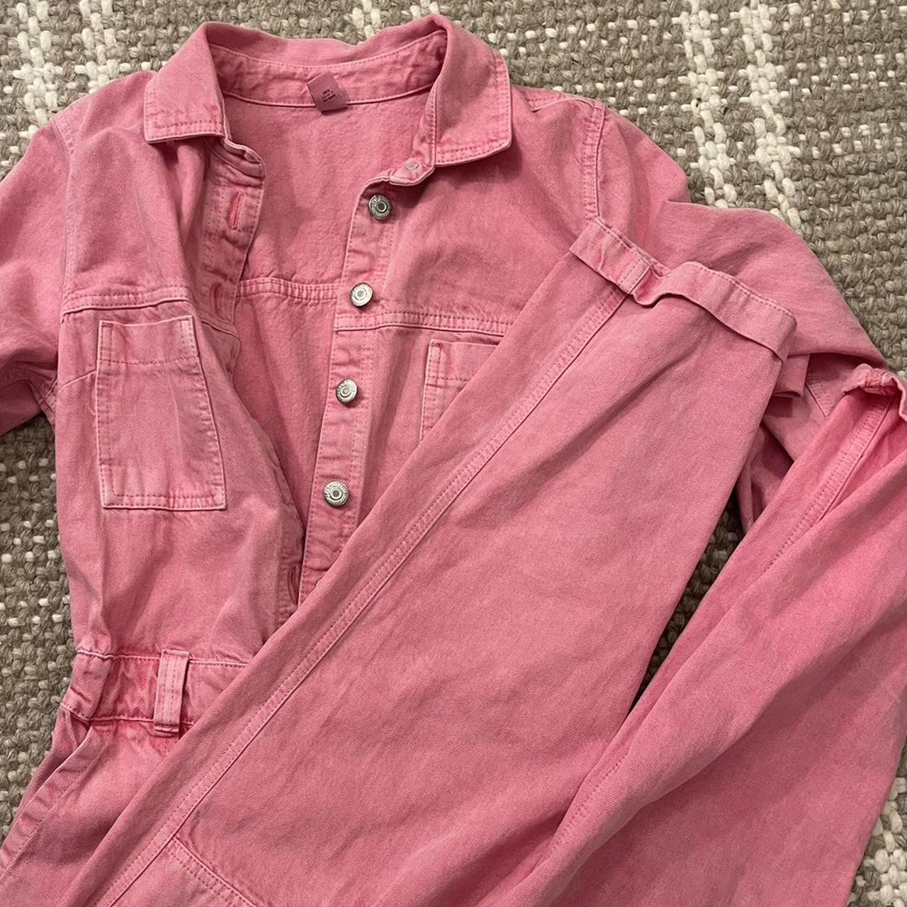 Old Navy Women's Pink Jumpsuit Depop