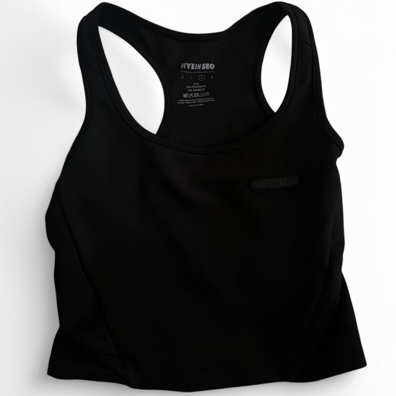 hyein seo black polyester tank