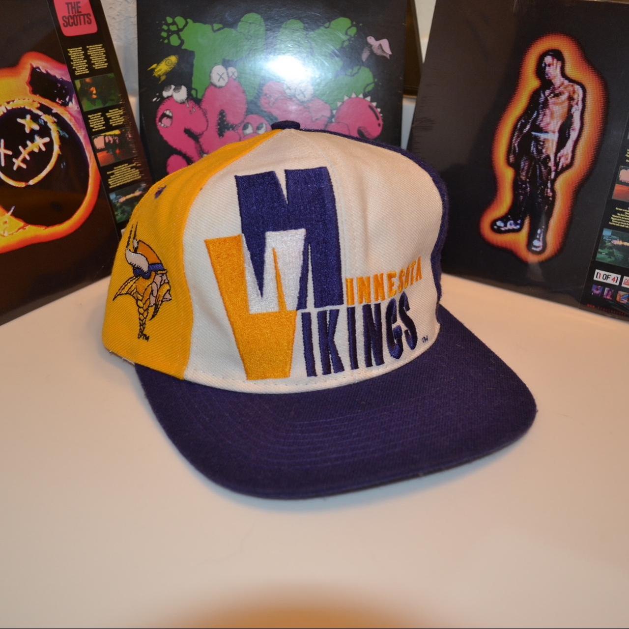 Vintage Logo 7 Minnesota Vikings Hat! Condition: - Depop