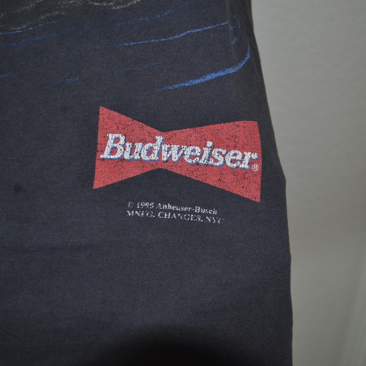 Vintage 90s Budweiser Come Over To My Pad T-Shirt - Depop