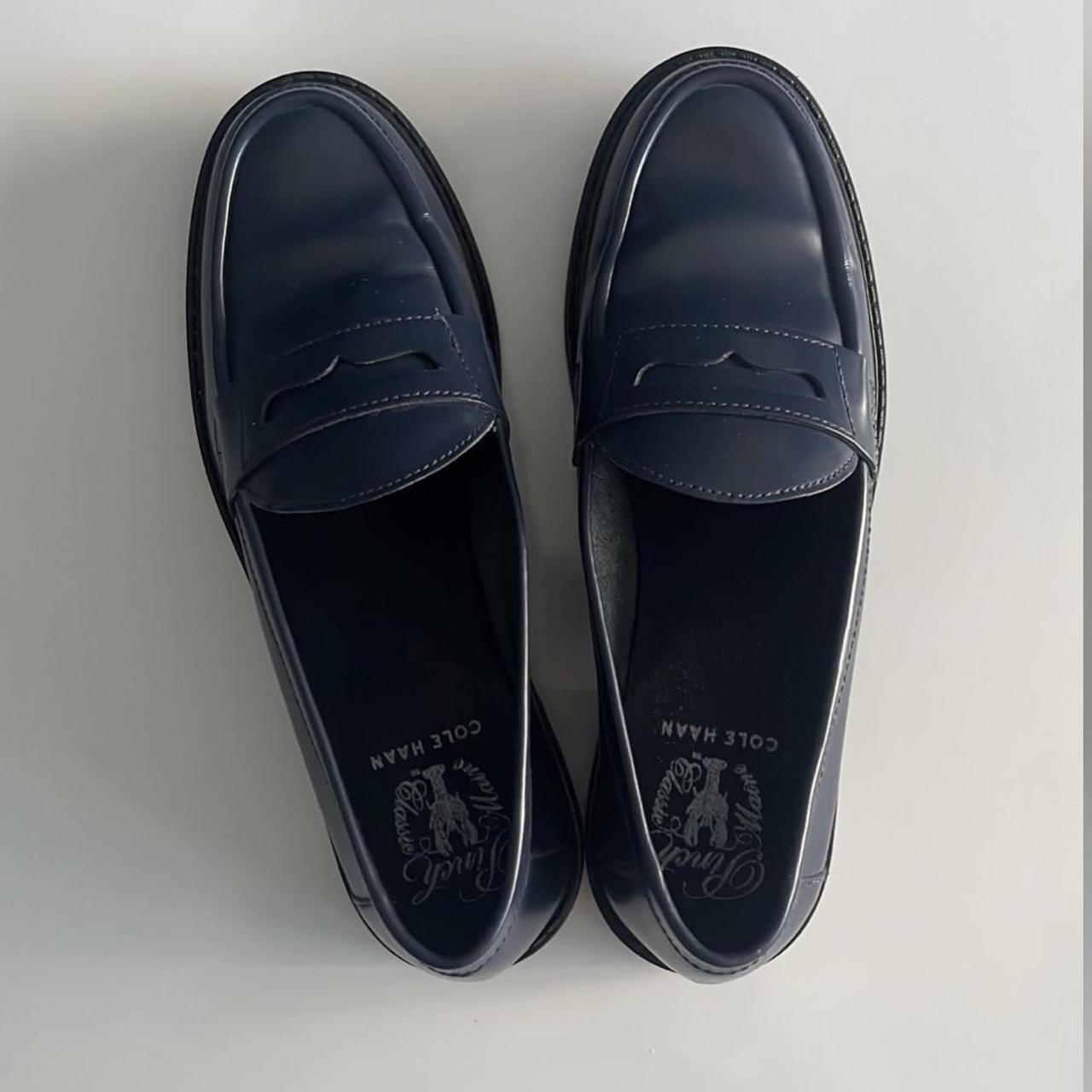 Cole Haan Women's Navy Loafers | Depop