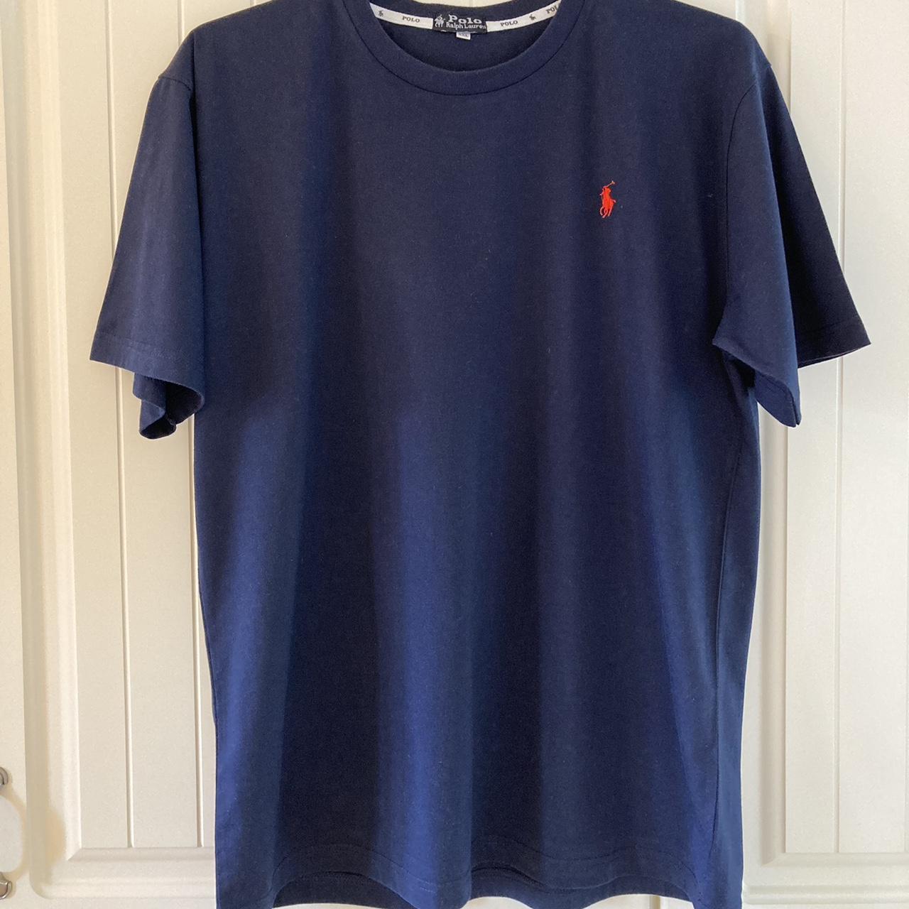 Navy Ralph Lauren t-shirt 🧶|| excellent condition... - Depop