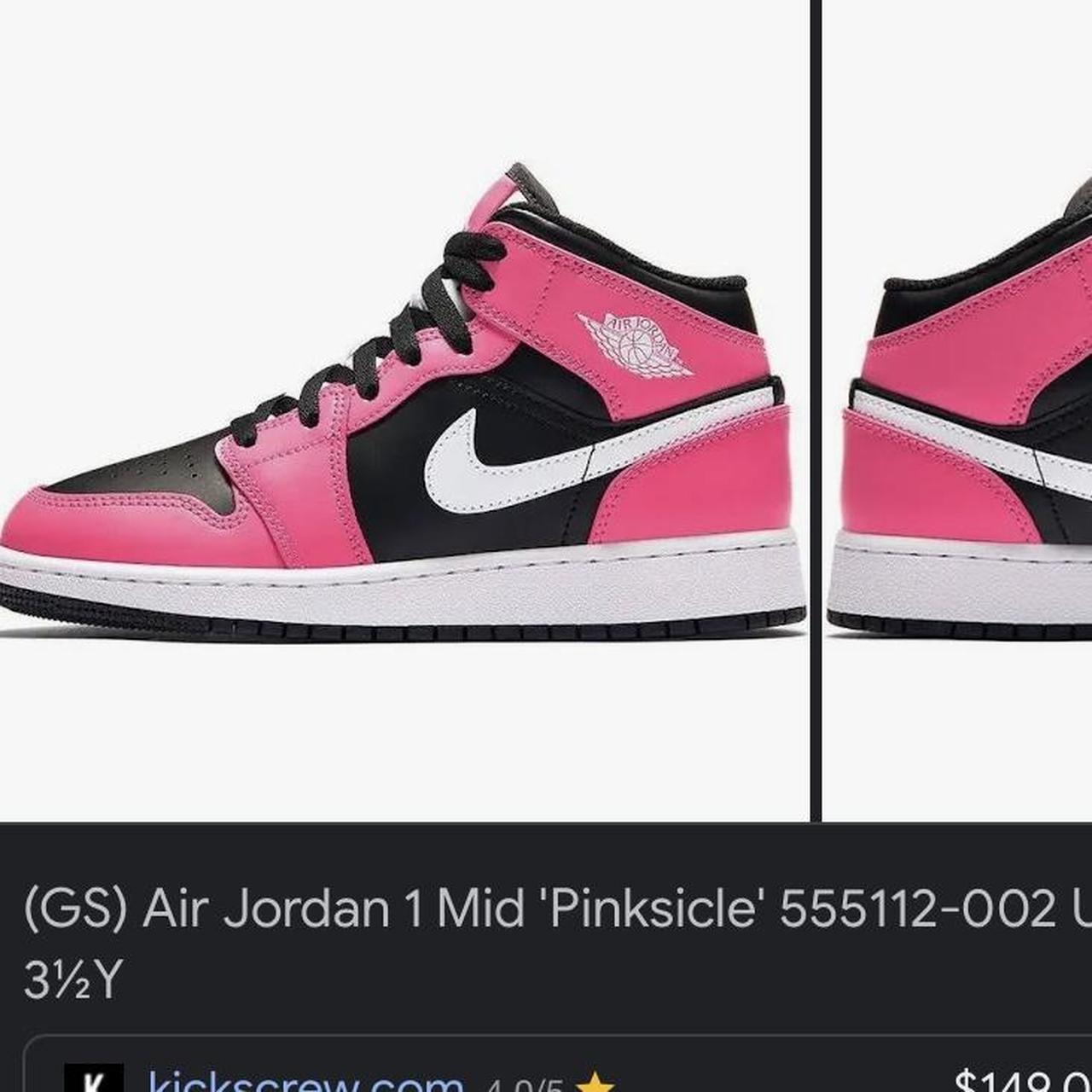 Air good jordan 1 mid pinksicle size 5Y