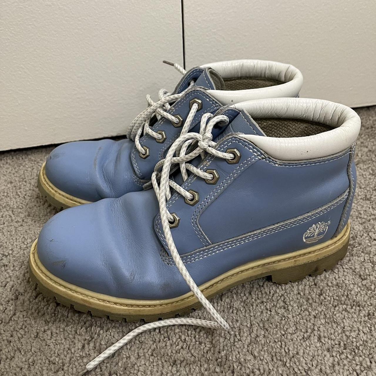 Baby blue timberland boots womens deals