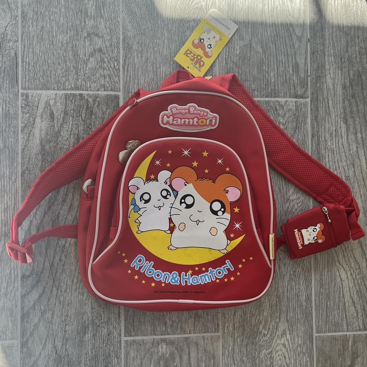 Super cute hamtori/hamtaro mini backpack Backpack... - Depop