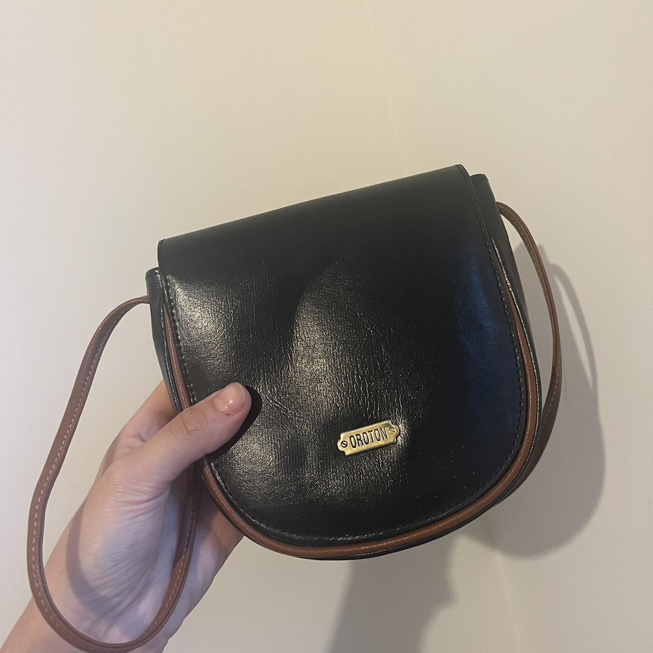 Vintage mini shoulder black oroton bag Excellent... Depop