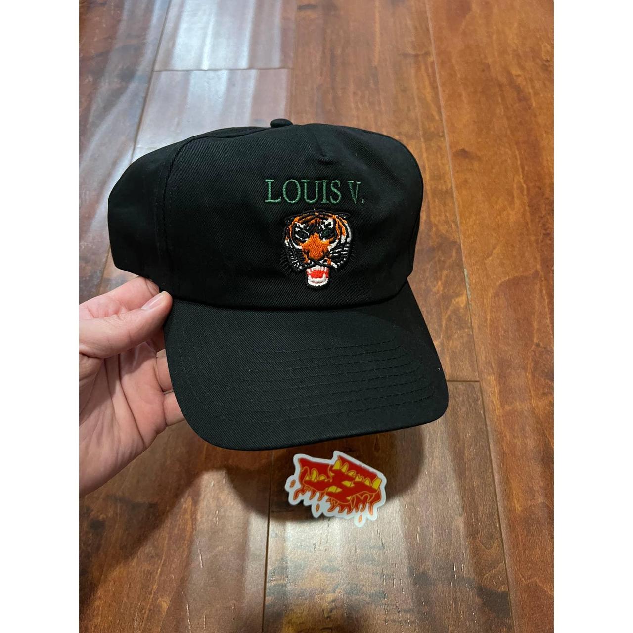 Market Men's Black and Orange Hat