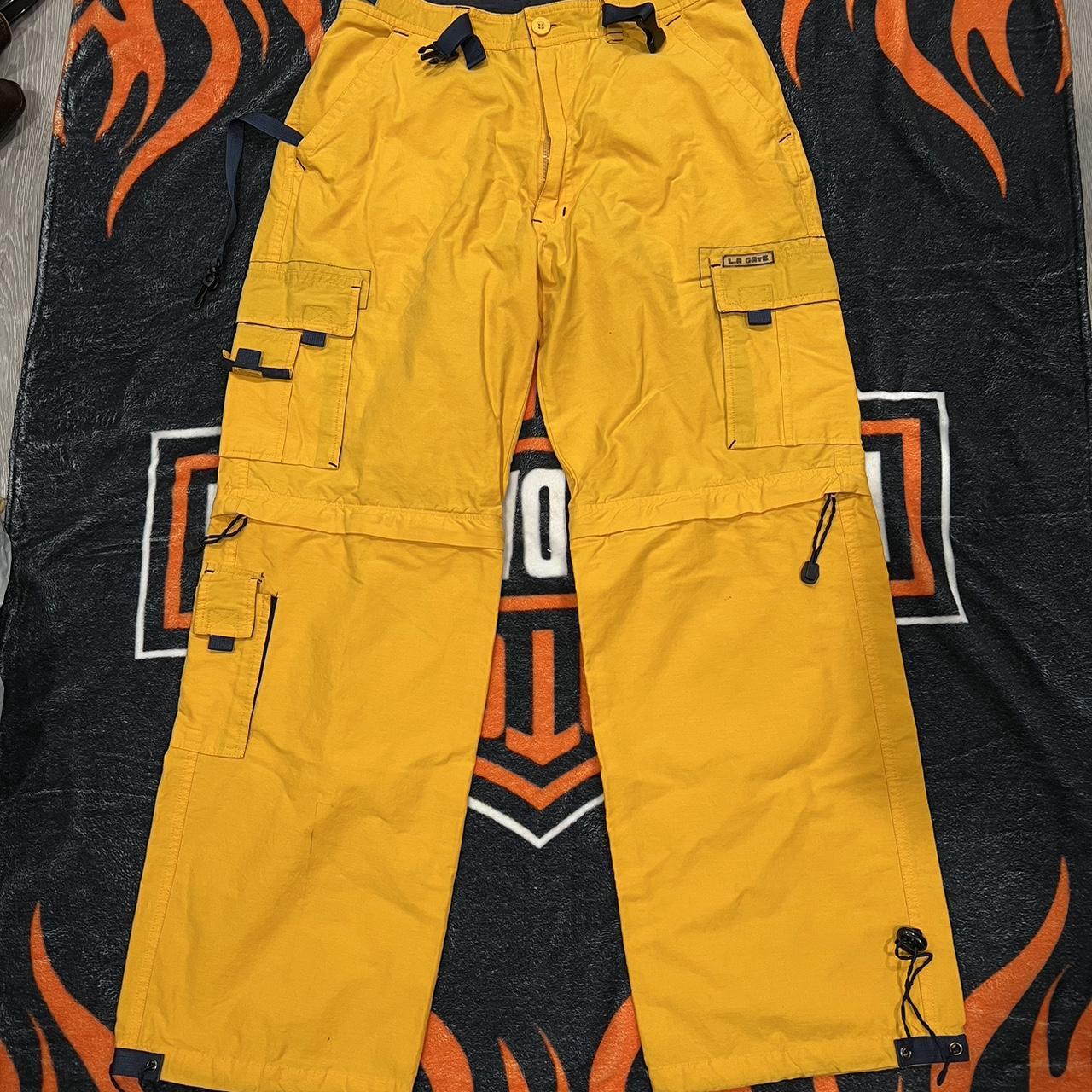Vintage 90s Rave Pants 90s Yellow Unzipable Rave Depop vintage-90s-rave-pants-90s-yellow-unzipable-rave-depop