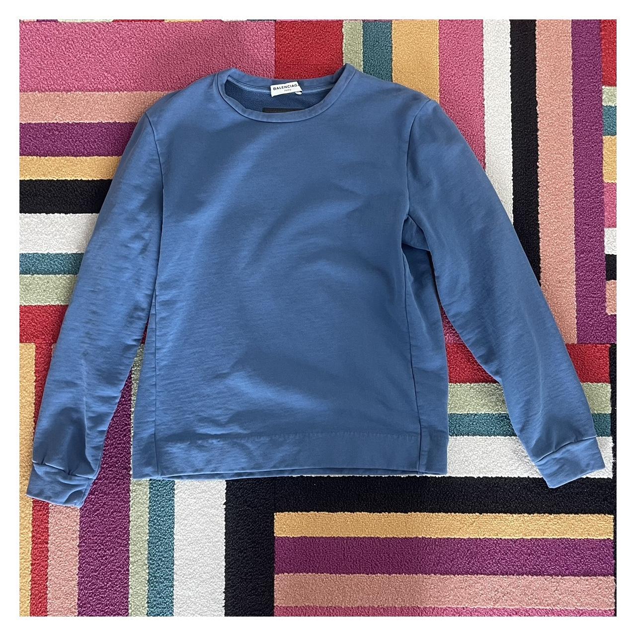 balenciaga blue jumper