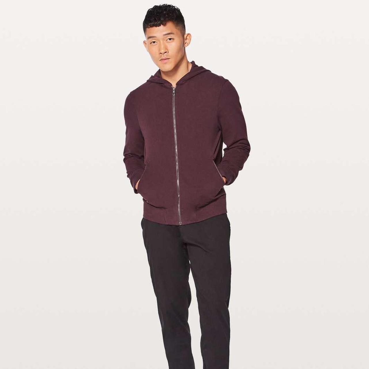 Lululemon Cross Cut Hoodie in Black Cherry. Full zip. Depop