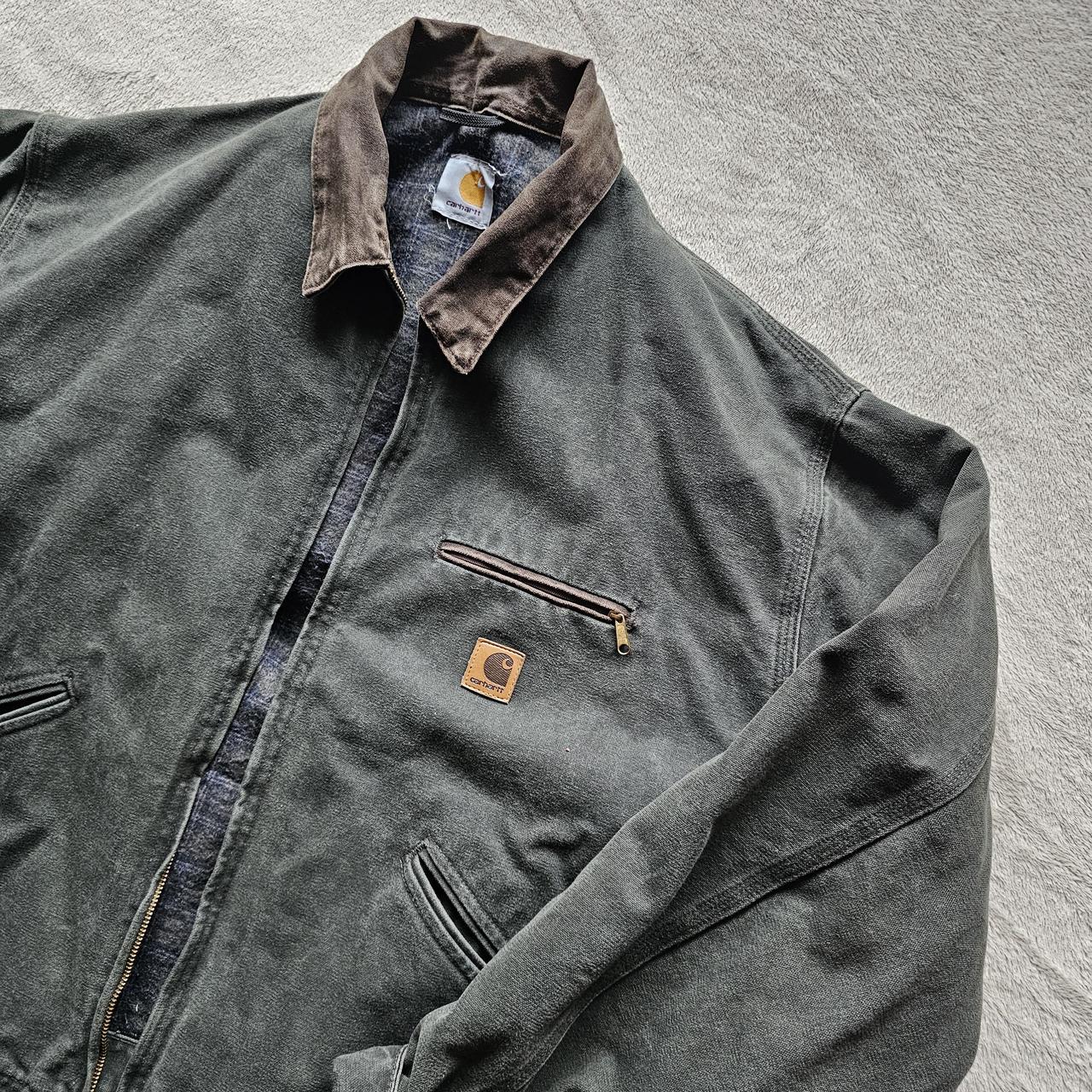 Carhartt Detroit selling Blanket Lined Jacket J97 Moss Green