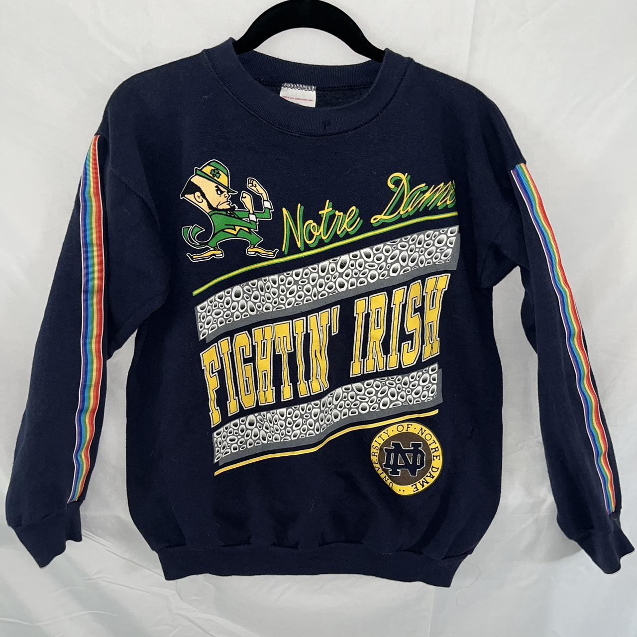 Women's notre dame crewneck on sale sweatshirt