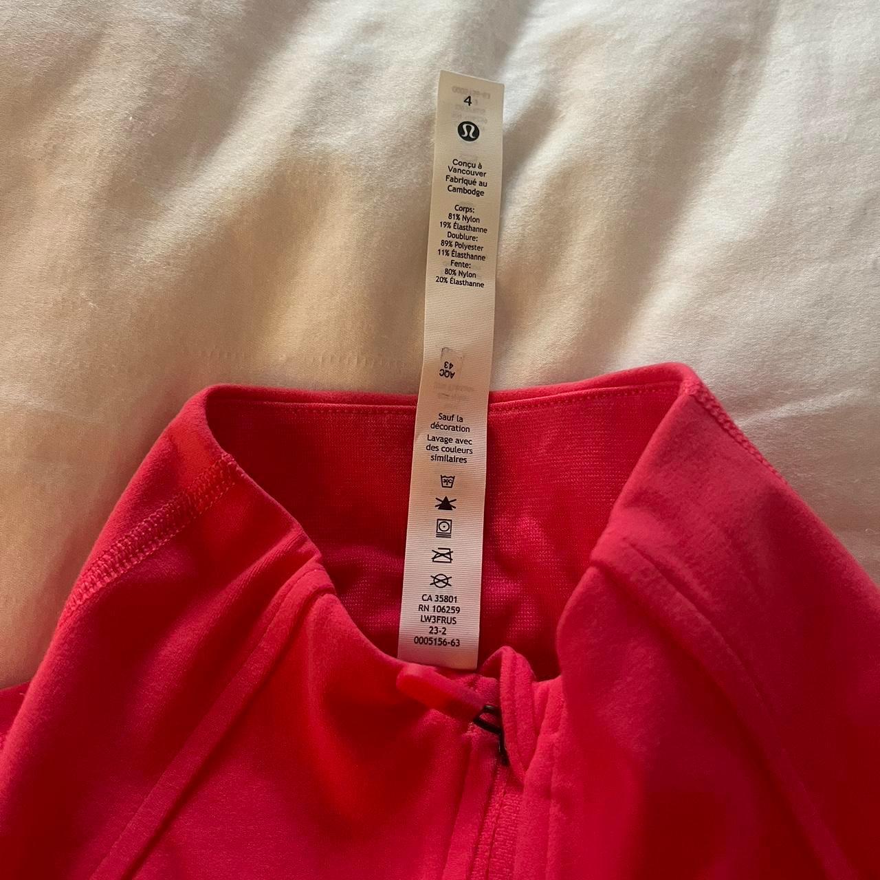 Lululemon Hot Pink Define Jacket (Size 4). Never... Depop