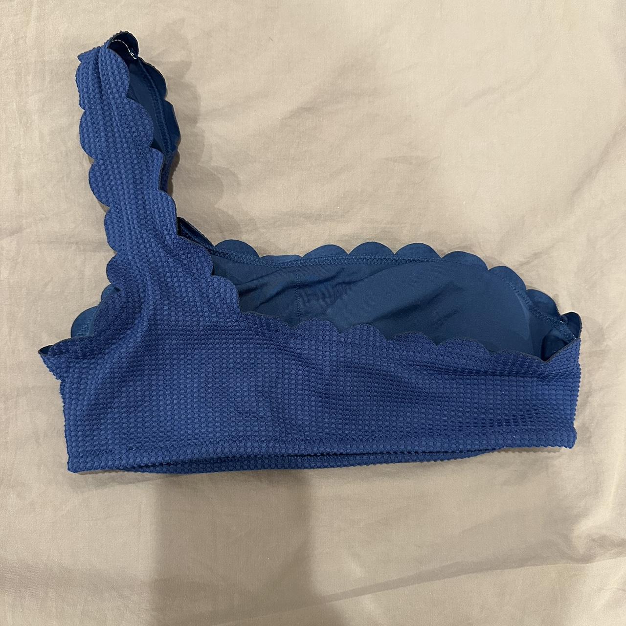 Aerie Women's Blue and Navy Bikiniandtankinitops Depop
