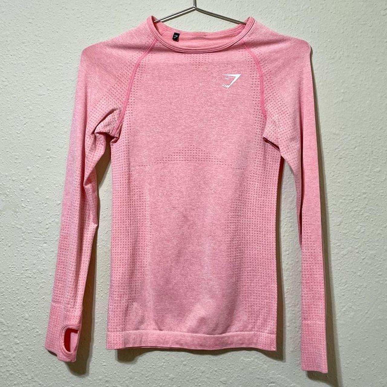 Gymshark Women's T-shirt Pink S – Gymshark Vital Seamless Long