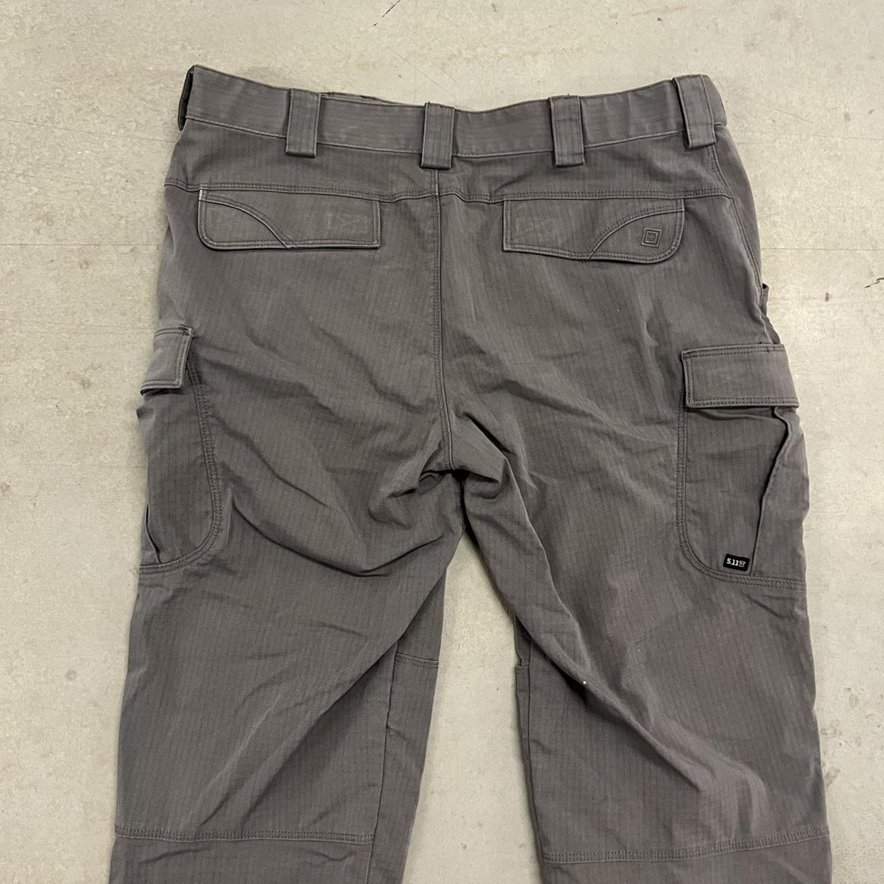 Y2k essential grey tactical cargo pants. Tagged mens... - Depop