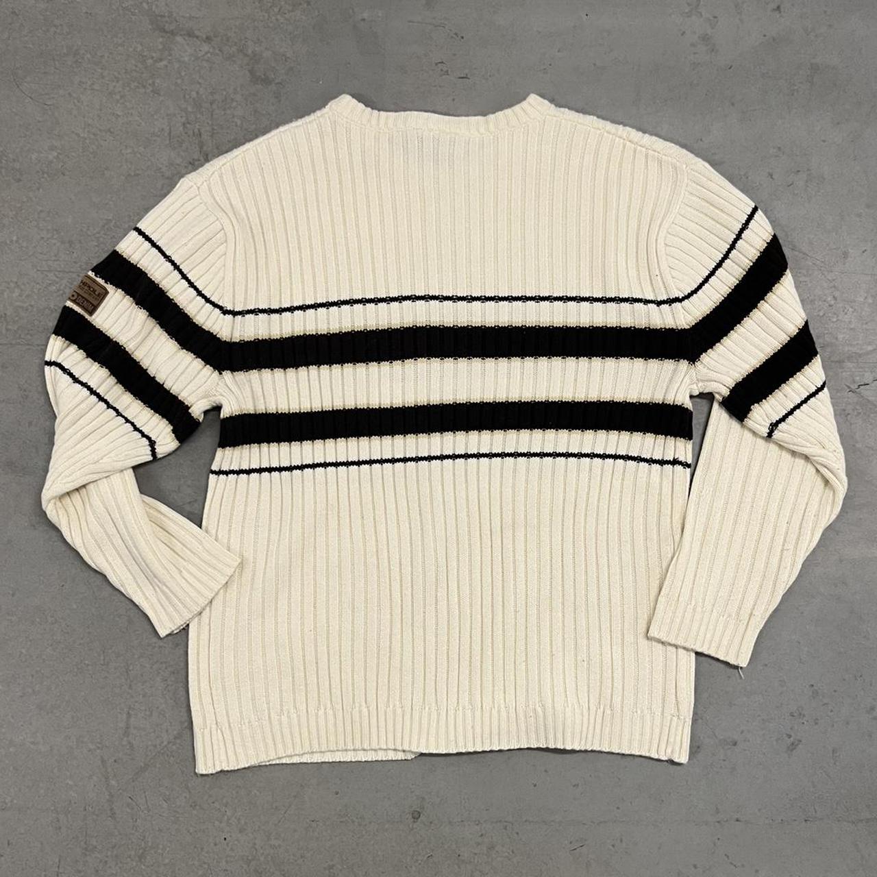 Southpole Men's Cream and Tan Jumper Depop