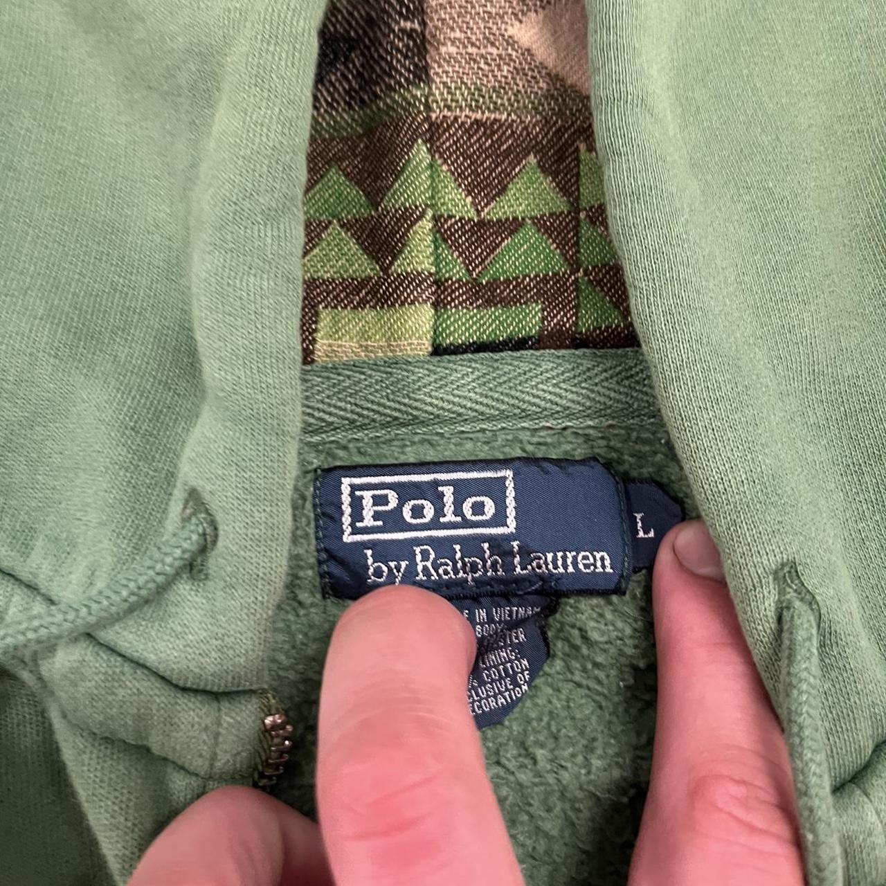 Polo Ralph Lauren Big & Tall Men's Green Hoodie | Depop