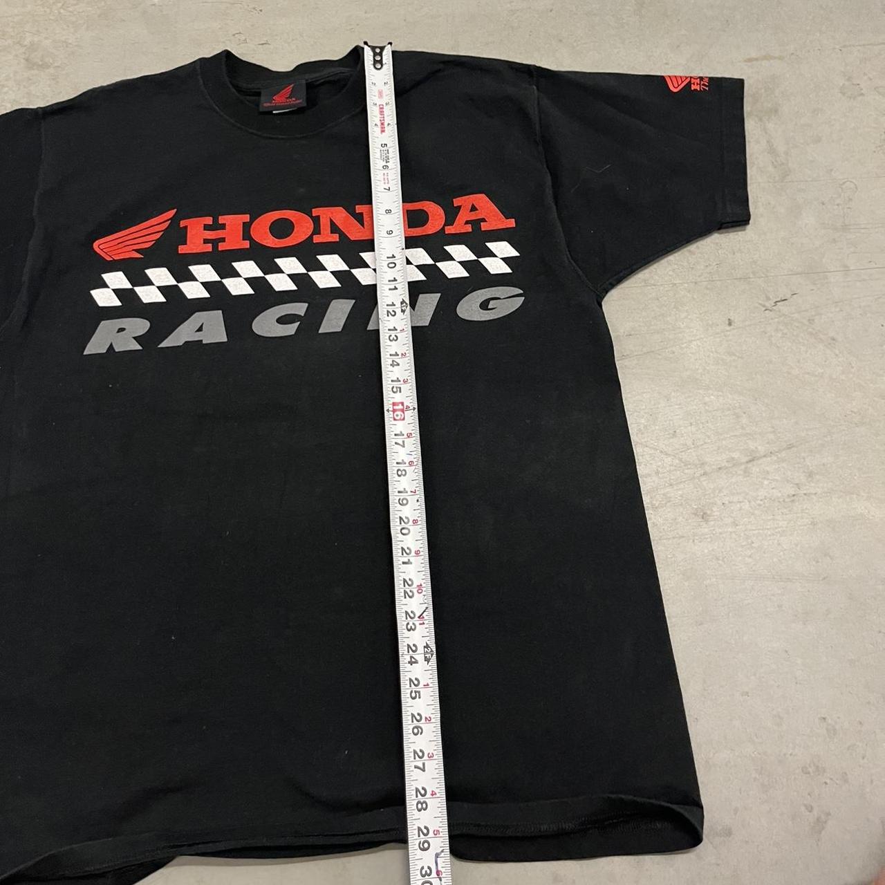 Vintage 90s Honda racing made in USA graphic t... - Depop