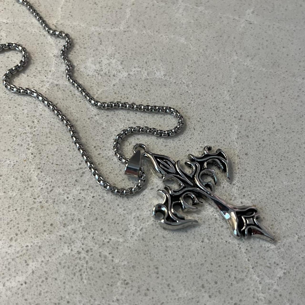 Sacina Gothic Bead Cross Necklace, Cross Choker, India | Ubuy