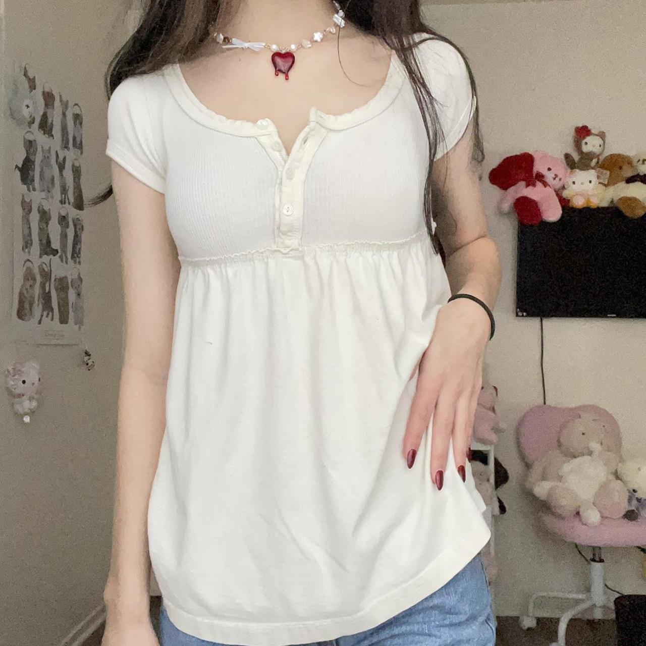 babydoll top children size 7/8 fits an xxs... Depop