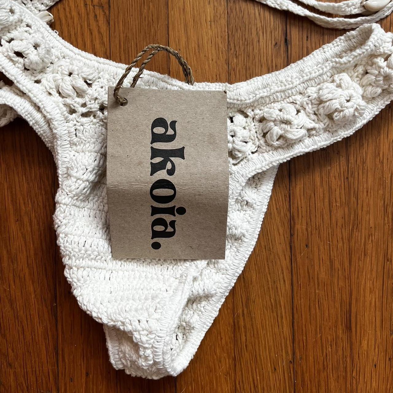 Akoia Swim Crochet Bikini Brand New With Tags Top Depop 