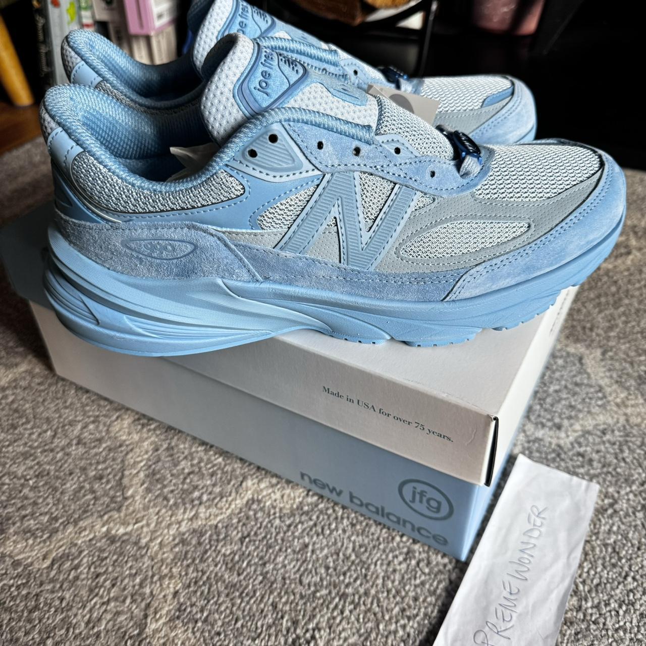 New Balance 990v4 blue joe fresh goods Prom Depop - Main Image