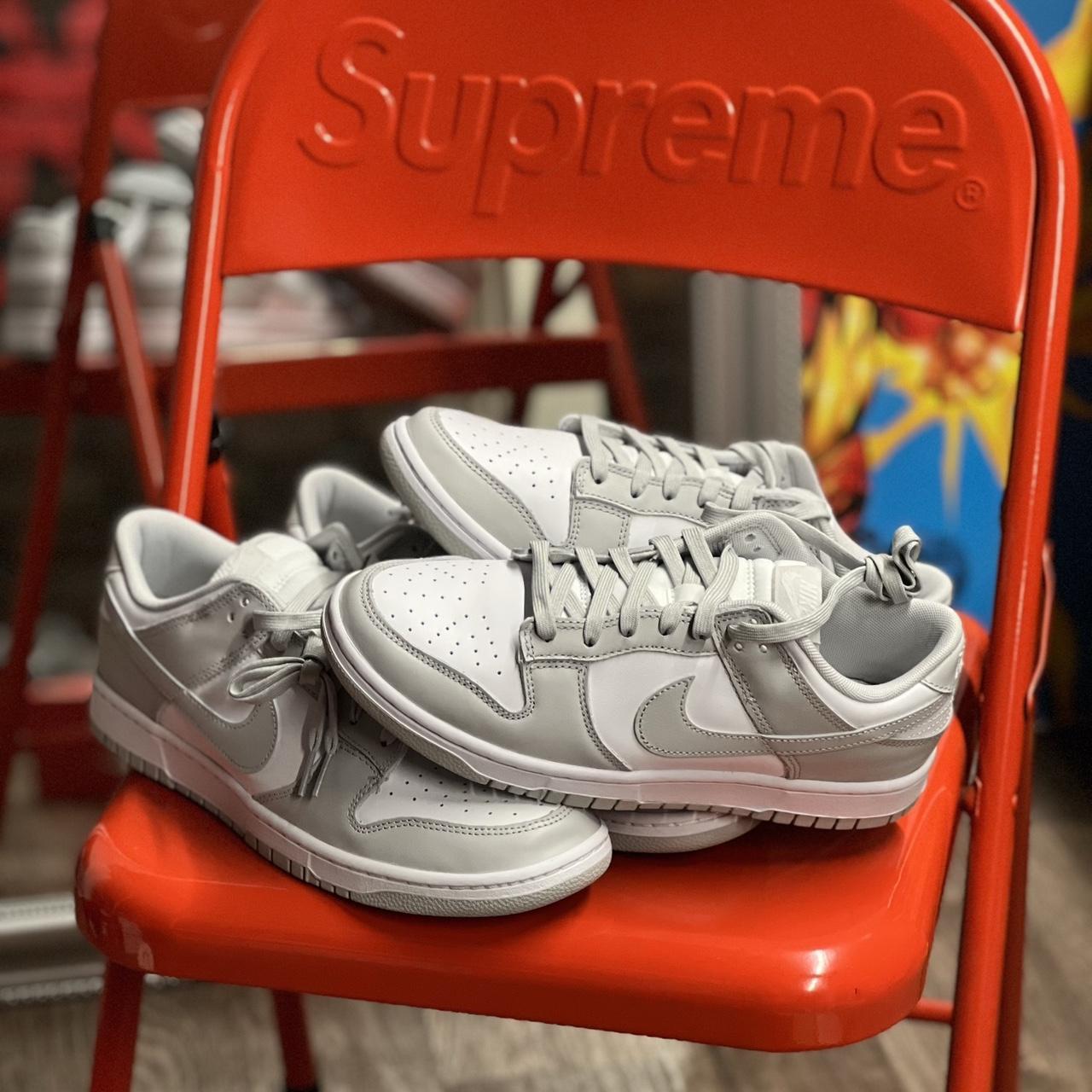 mens dunk low grey fog