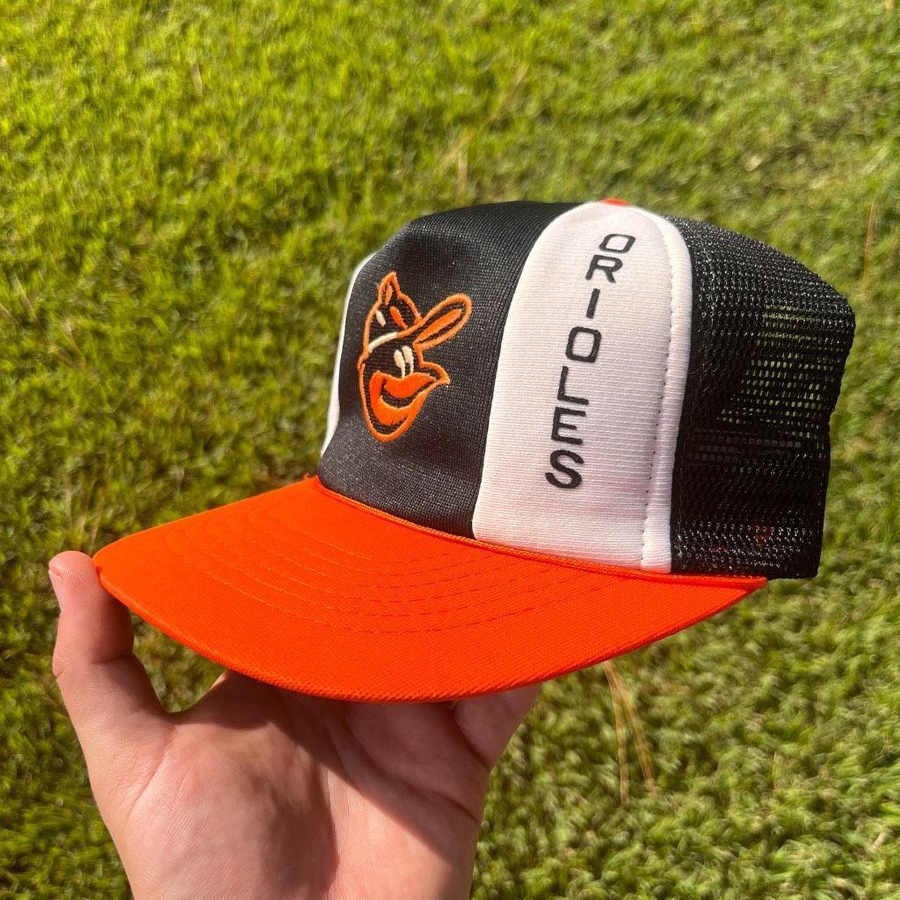 New Era MLB Baltimore Orioles Baseball Hat Retro - Depop