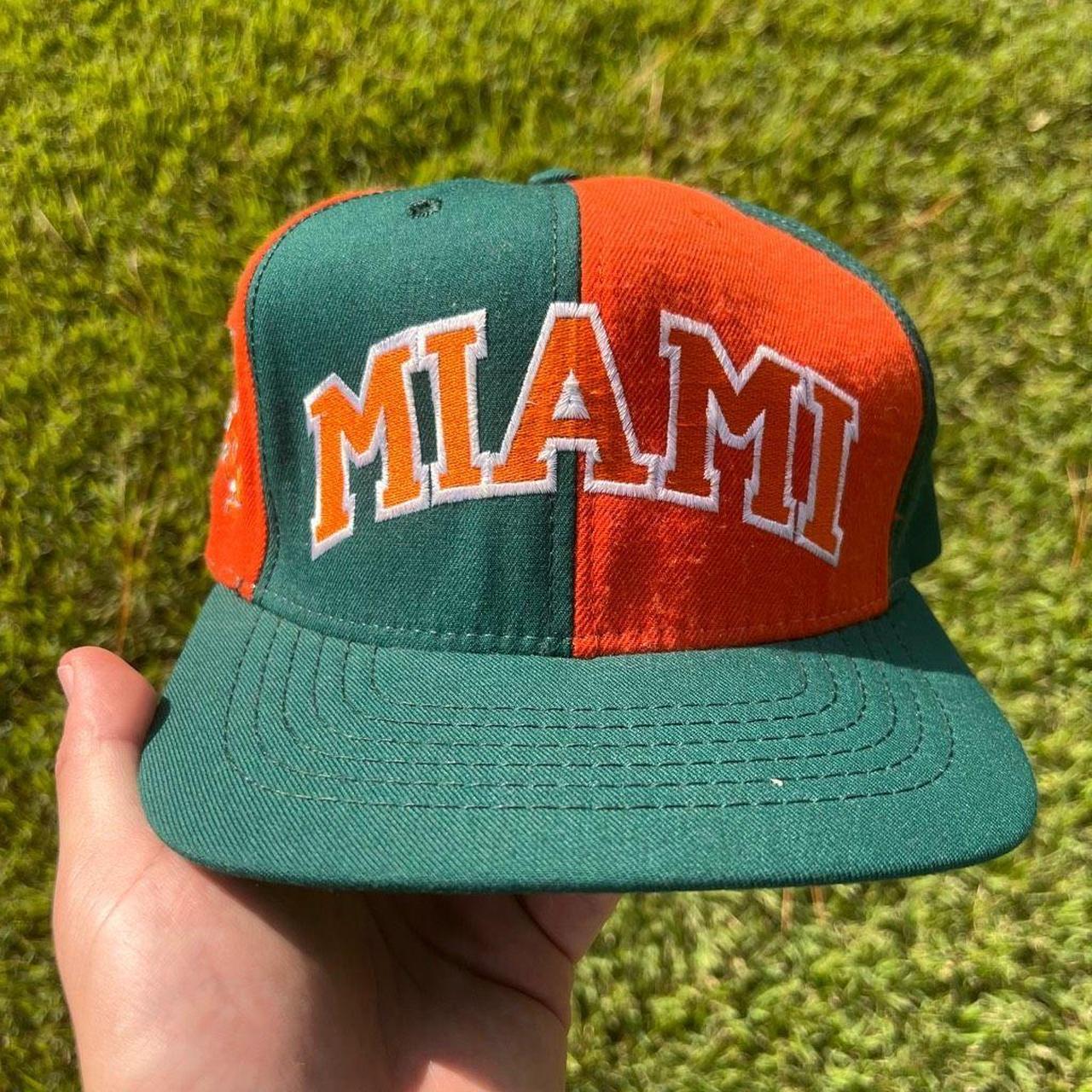 Vintage University Of Miami Hurricanes Snapback Hat