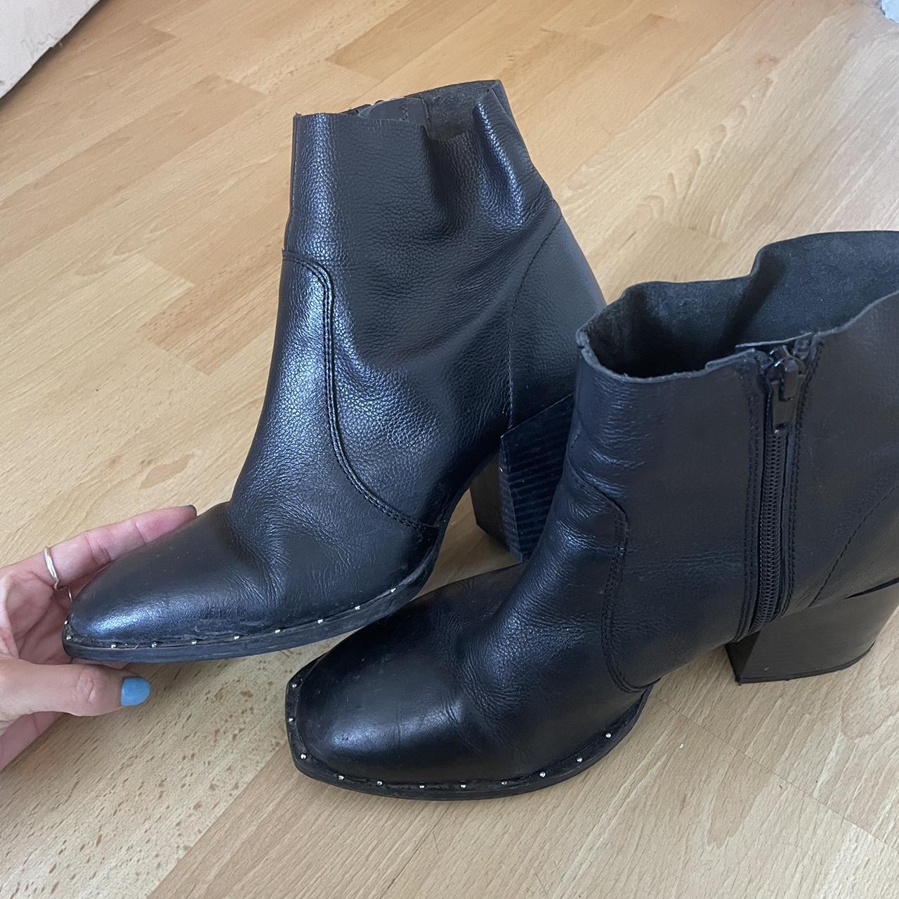 ASOS Size 6 black boots Worn in good condition - Depop