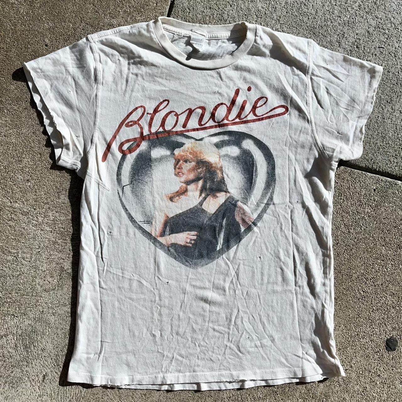 BLONDIE T Shirt MadeWorn Size XS Pit to pit:... - Depop