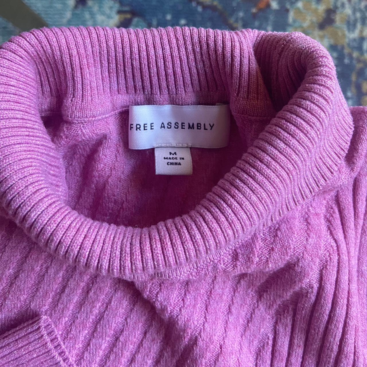 Free Assembly Women's Pink Blouse | Depop