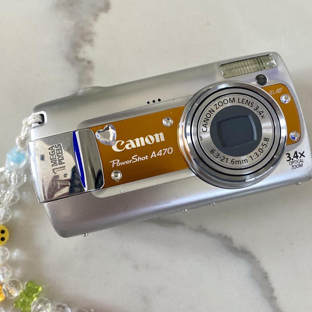 super cute Canon PowerShot A470 digital camera... Depop