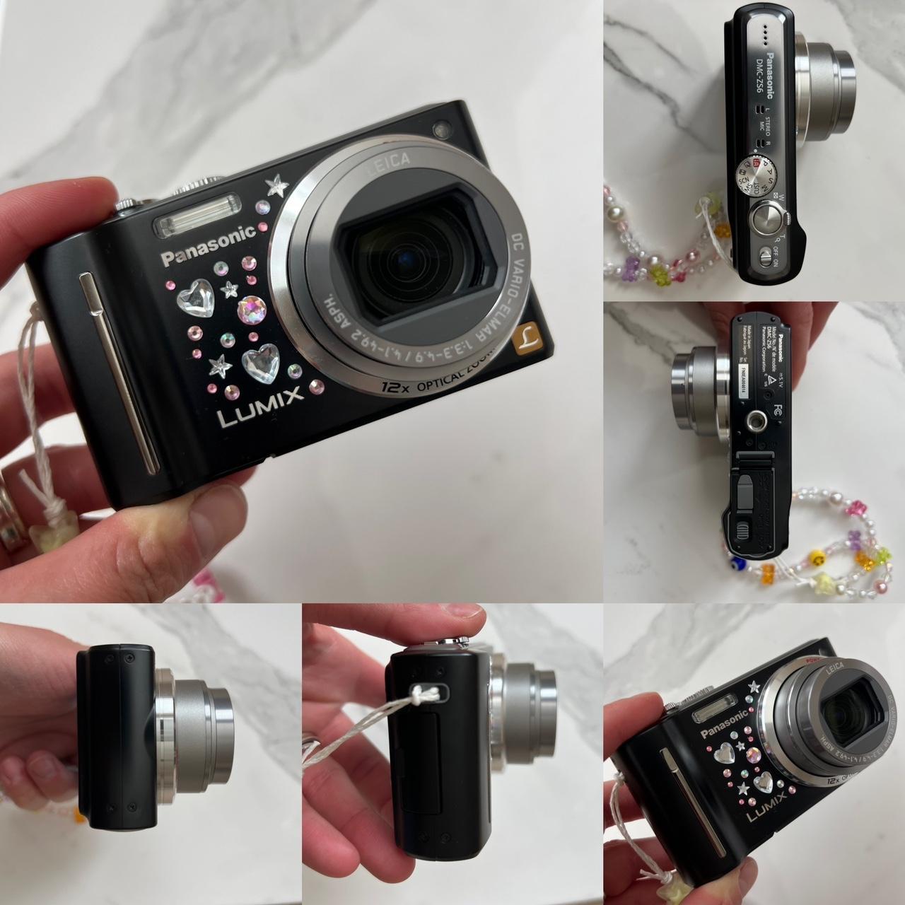 Super cute little black Panasonic Lumix DMCZS6... Depop