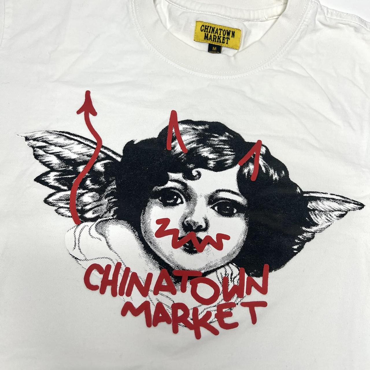 Chinatown market “Angel T-shirt” Size: Mens... - Depop
