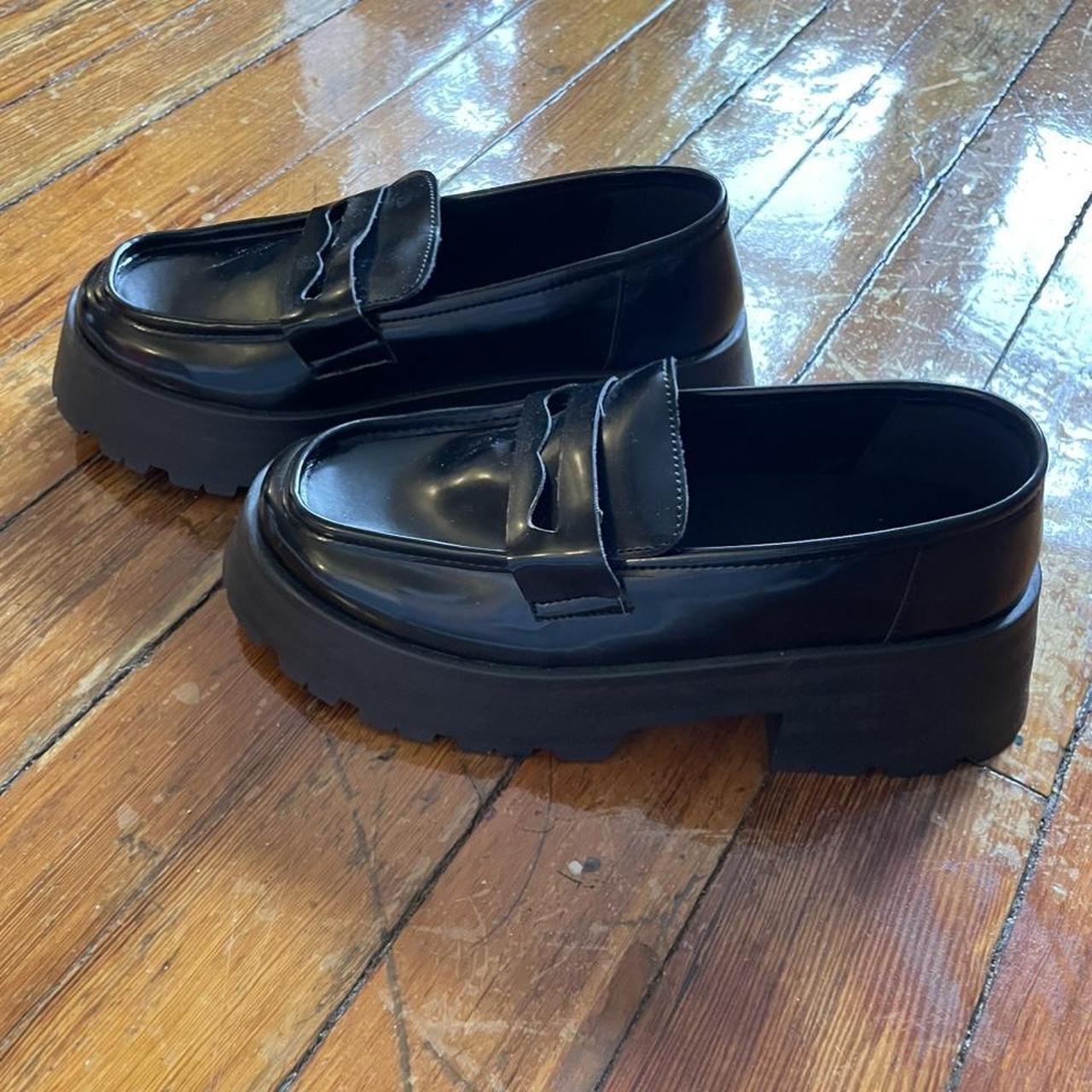 asos platform loafers
