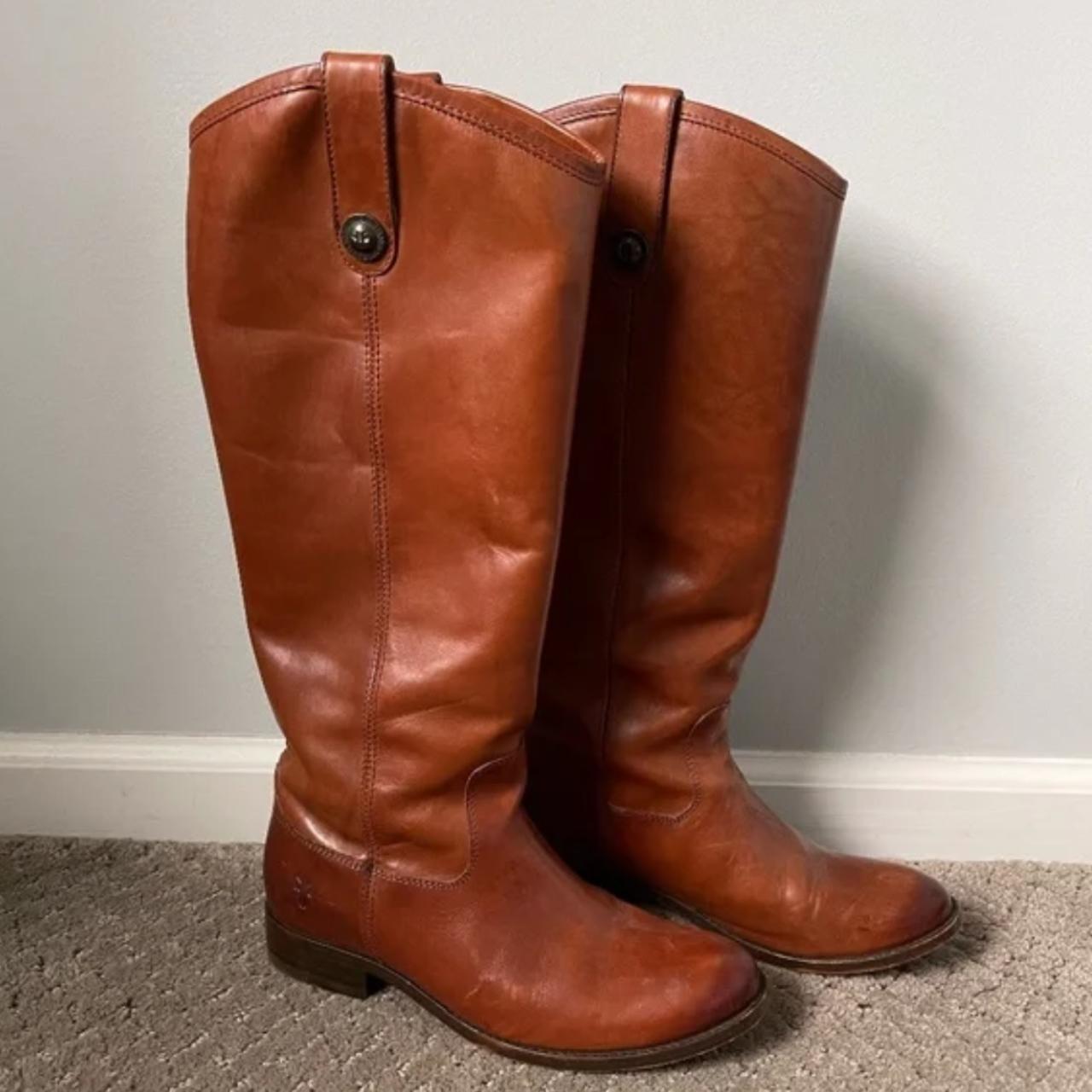 The Frye Company Melissa Button Lug Tall Boots in. Depop