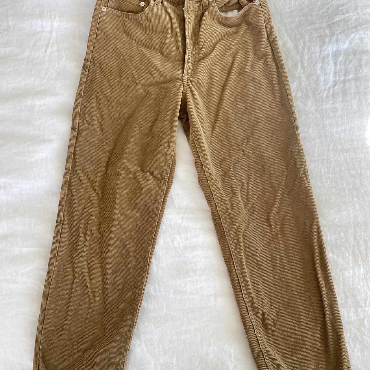 APC caramel/ tan colored corduroy pants In size 28 x... - Depop