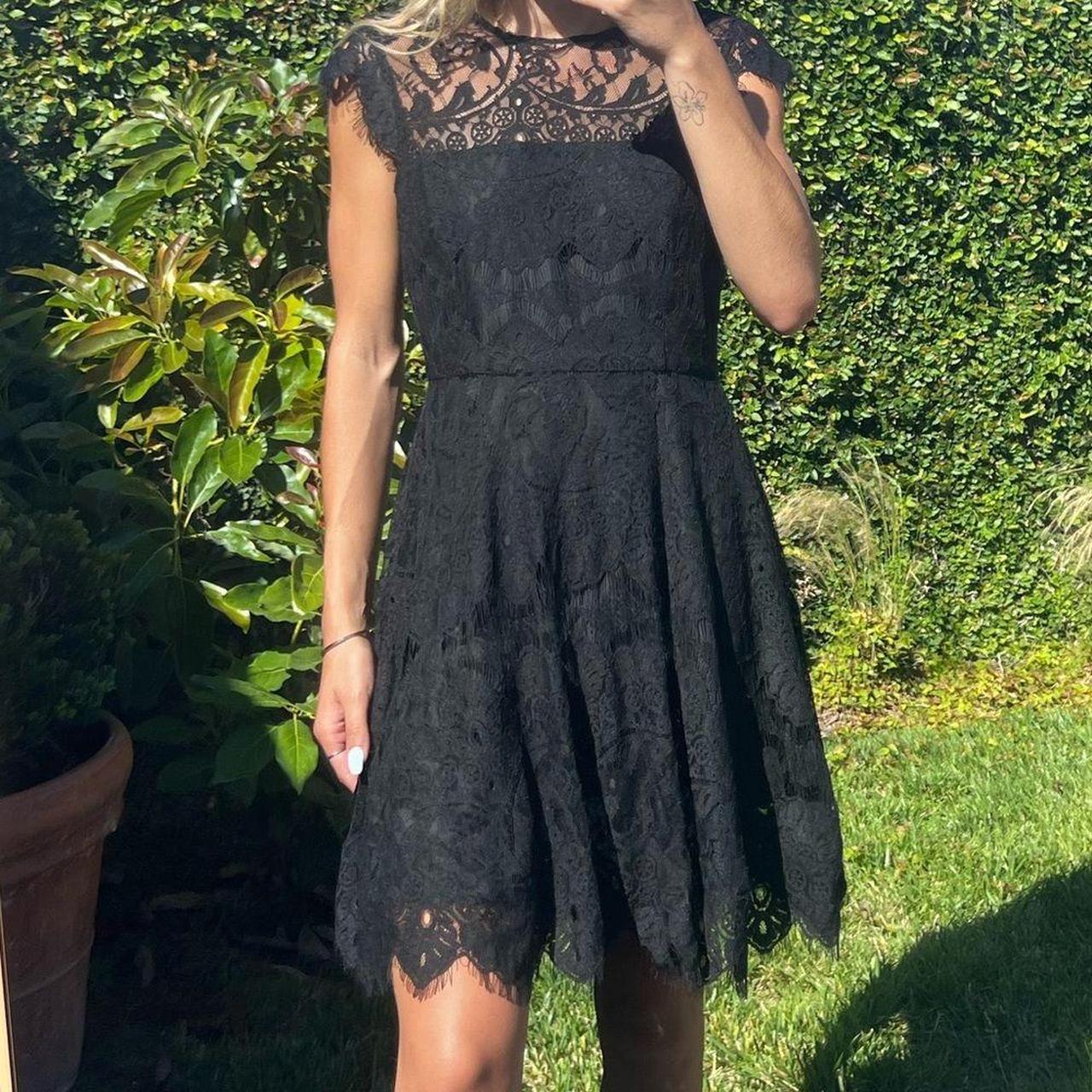 Bb dakota black lace clearance dress