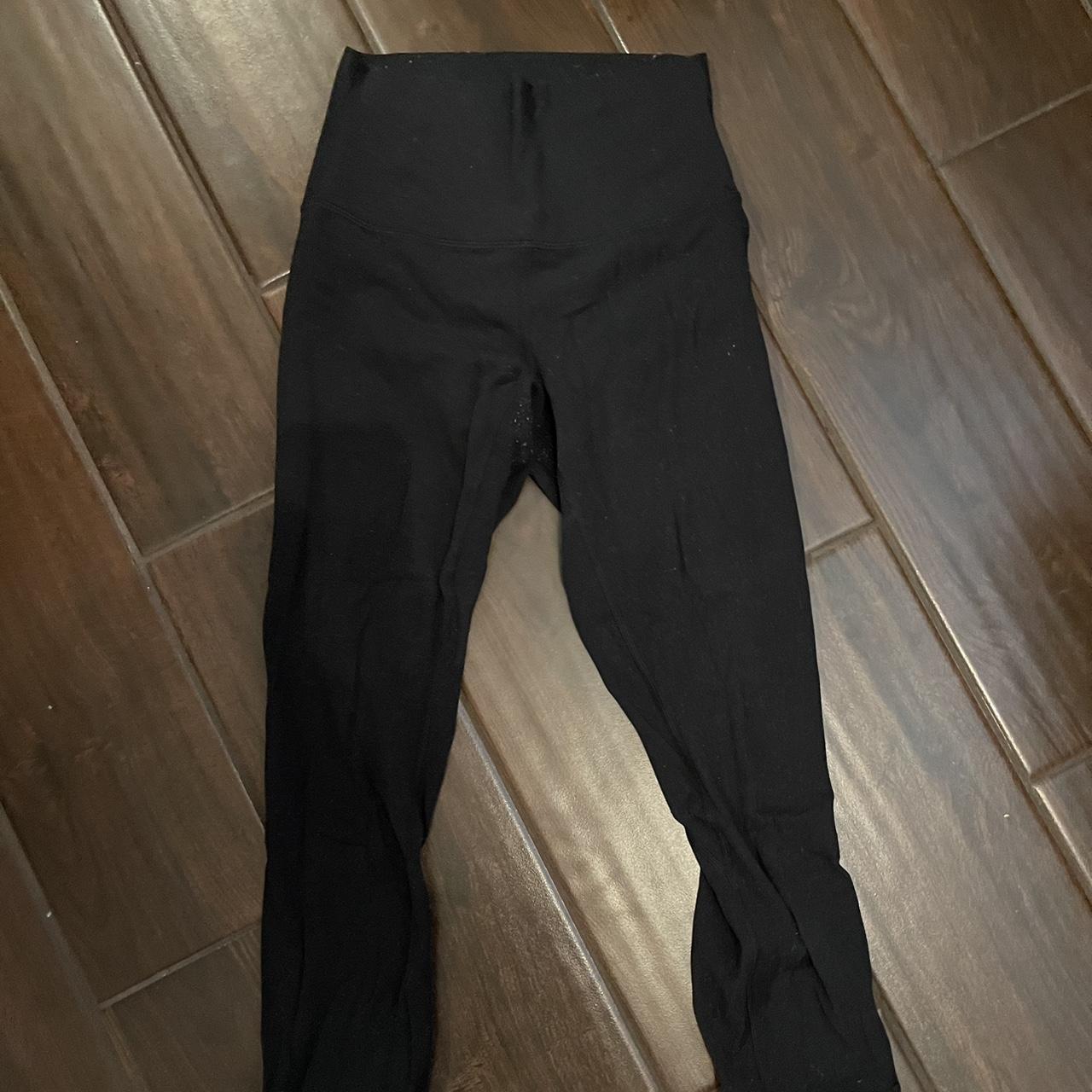 black lululemon align leggings. super cute and - Depop