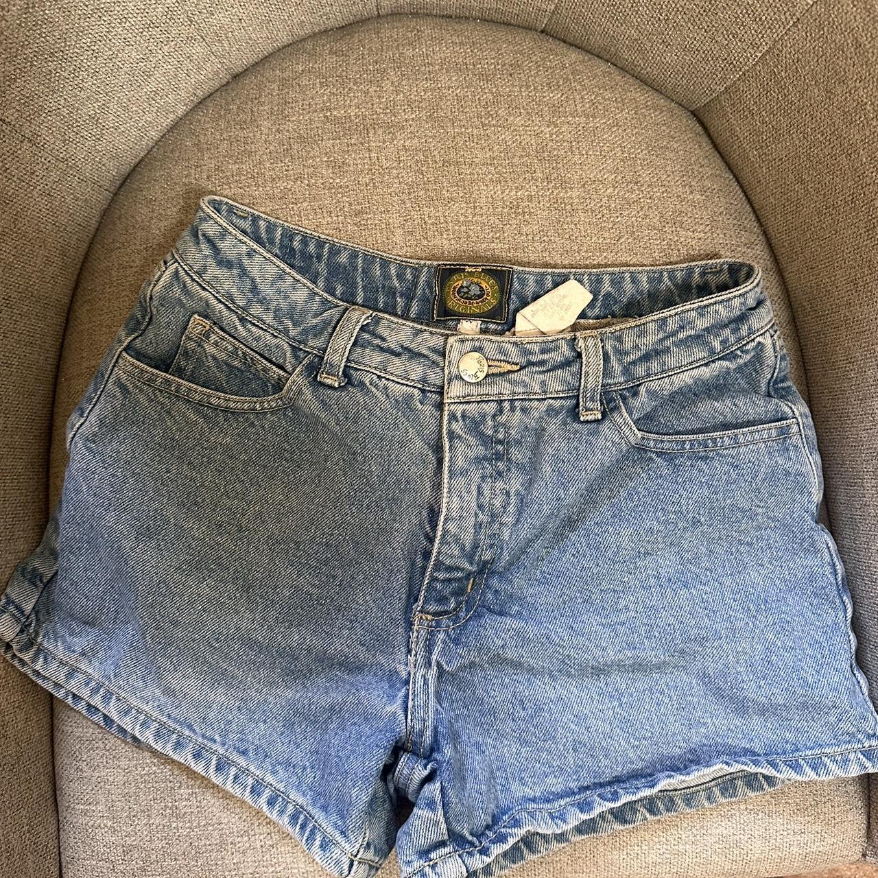 Vintage paris blues shorts . Pretty short and super... - Depop