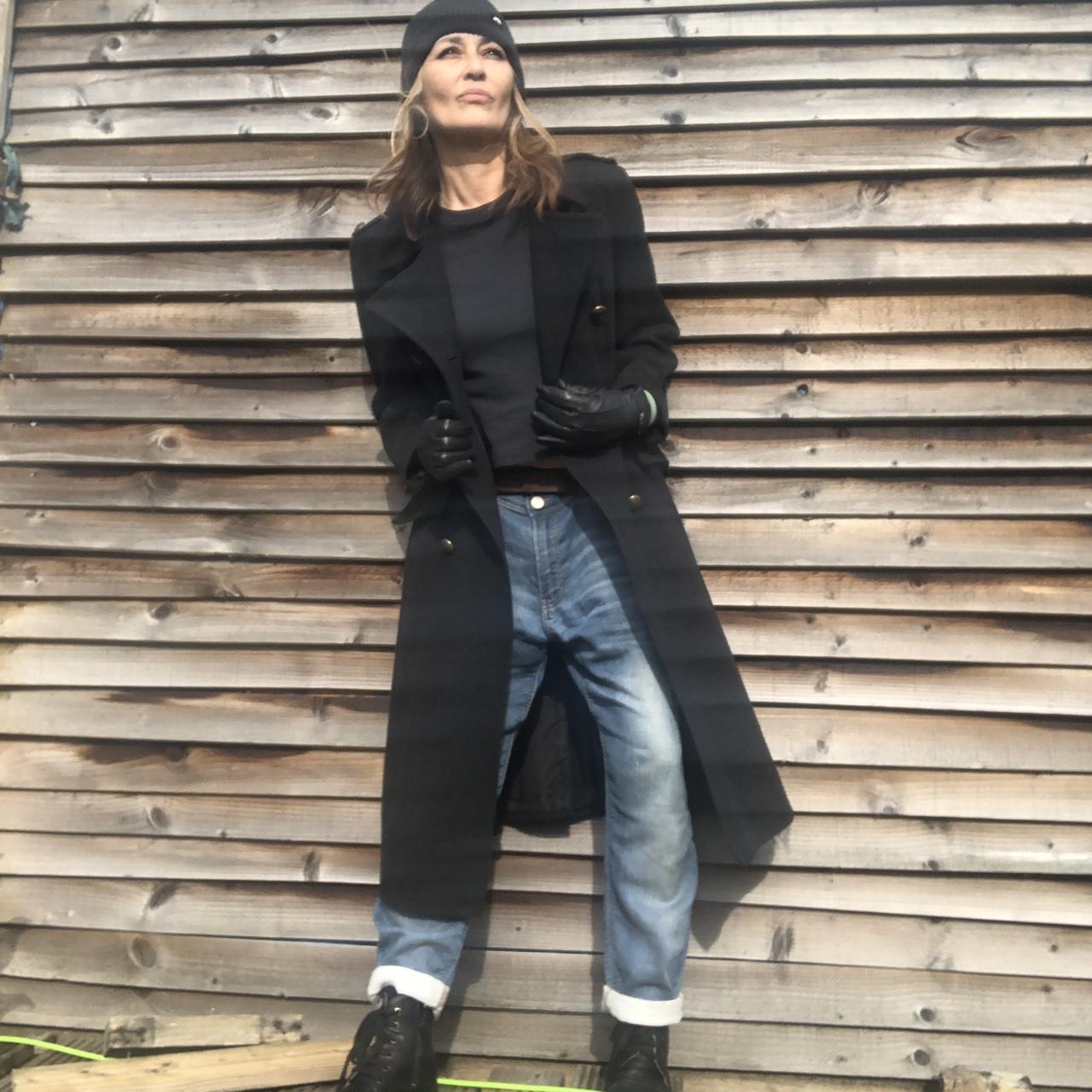 Next Women's Grey Coat Depop